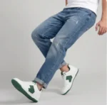 Green Panel Sneakers