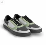 Green Perforated Sneakers