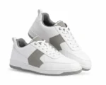 Grey Panel Sneakers