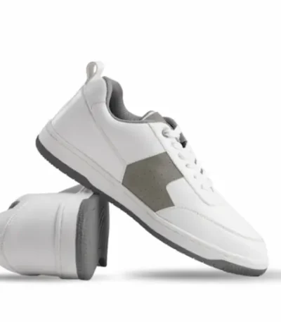 Grey Panel Sneakers