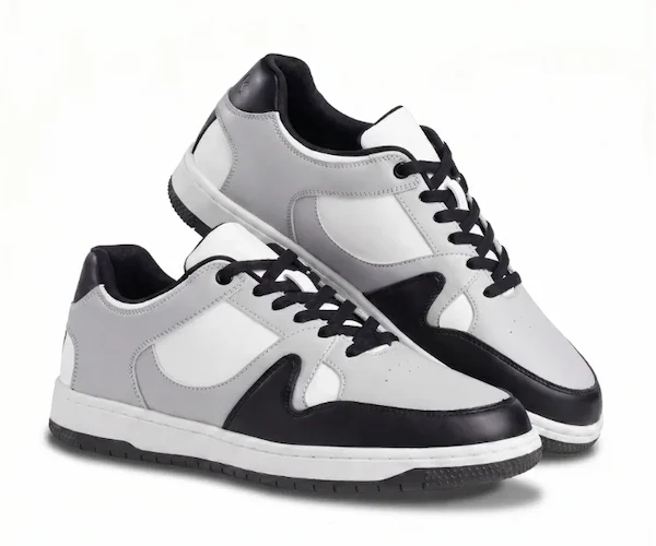 Black Grey Signature Sneakers