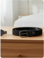 Urban Braid Black Brass Belt