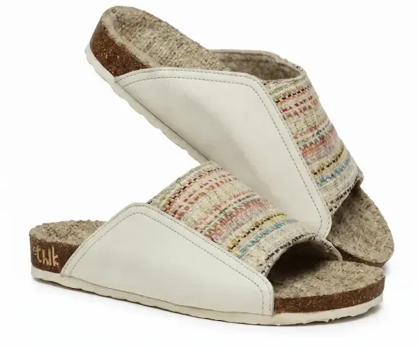 Mist Natural Multi Slide Sandals