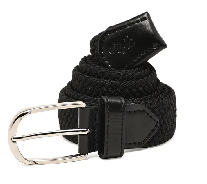 Urban Braid Black Belt | Stretch Vegan Casual Belt Urban Braid Black Belt | Stretch Vegan Casual Belt