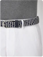 Ethik Urban Braid Blue White Belt