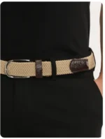 Ethik Urban Braid Beige Belt
