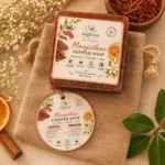 Manjistha Loofah Soap | Vegan Exfoliating Bath Soap for Clear & Healthy Skin - Image 2