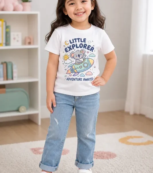 LITTLE EXPLORER KIDS GRAPHIC T-SHIRT