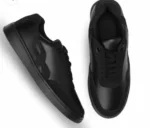 Black Lace-Up Sneakers