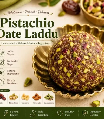 Pistachio Date Laddu