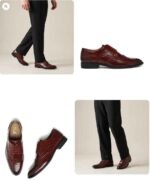 Ethik Winger Brown Wingtip Brogue Derby Shoes for Men | Premium Vegan Formal Shoes - Image 17