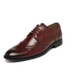 Ethik Winger Brown Wingtip Brogue Derby Shoes for Men | Premium Vegan Formal Shoes - Image 15