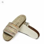 Multicolor Hemp Slip-On Sandals