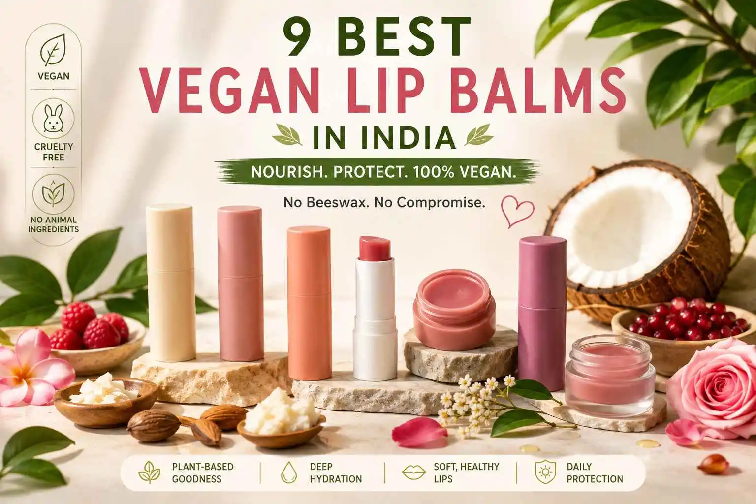 best vegan lip balm in india