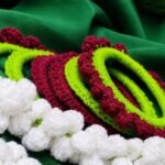 Teej Celebration Hamper – Handmade Crochet Bangles, Paranda & Mehndi Combo - Image 4