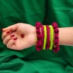 Teej Celebration Hamper – Handmade Crochet Bangles, Paranda & Mehndi Combo - Image 5