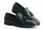 Olive Tassel Loafers
