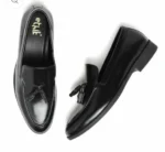Olive Tassel Loafers