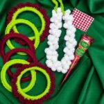 Teej Celebration Hamper – Handmade Crochet Bangles, Paranda & Mehndi Combo - Image 2
