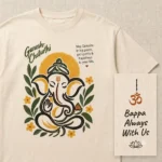 Ganesh Chaturthi Bappa Always With Us Oversized T-Shirt
