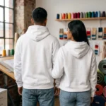 Unisex White Plant Powered Dinosaur Graphic Printed Hoodie - Image 5