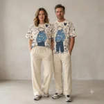 Anime Vibes Graphic T-Shirt & Sweatpants Set - Image 3