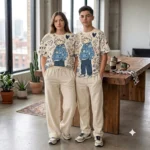 Anime Vibes Graphic T-Shirt & Sweatpants Set - Image 4