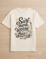 Surf More Worry Less T-Shirt & Sweatpants Set