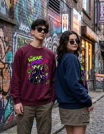 Wear Loud Look Cool Gen Z Graphic Sweatshirt